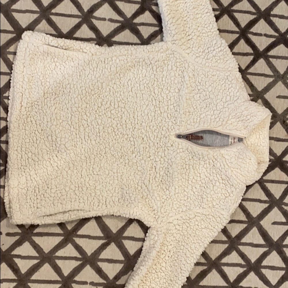 vintage soft half-zip sweater